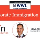 Ravi Jain Recognized by 2024 Who’s Who Legal: Corporate Immigration