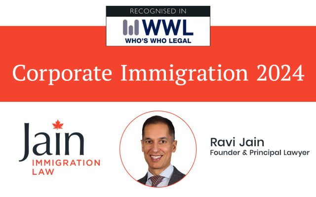 Ravi Jain Recognized by 2024 Who’s Who Legal: Corporate Immigration